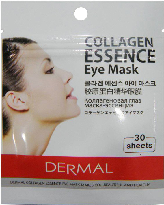 Dermal Korea Collagen Essence Eye Mask (30 Sheets) - Dermal Face Mask ...