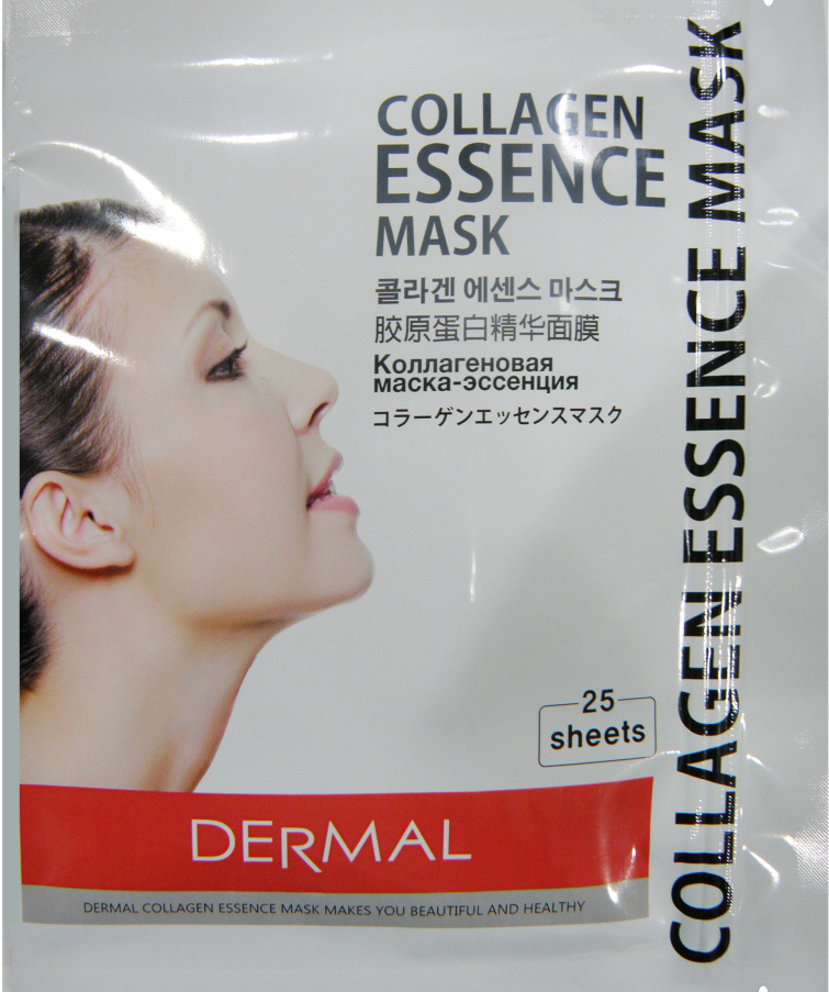 Dermal Korea Collagen Essence Face Sheet Mask 25 Sheets Dermal Face Mask Dermal Sheet Mask