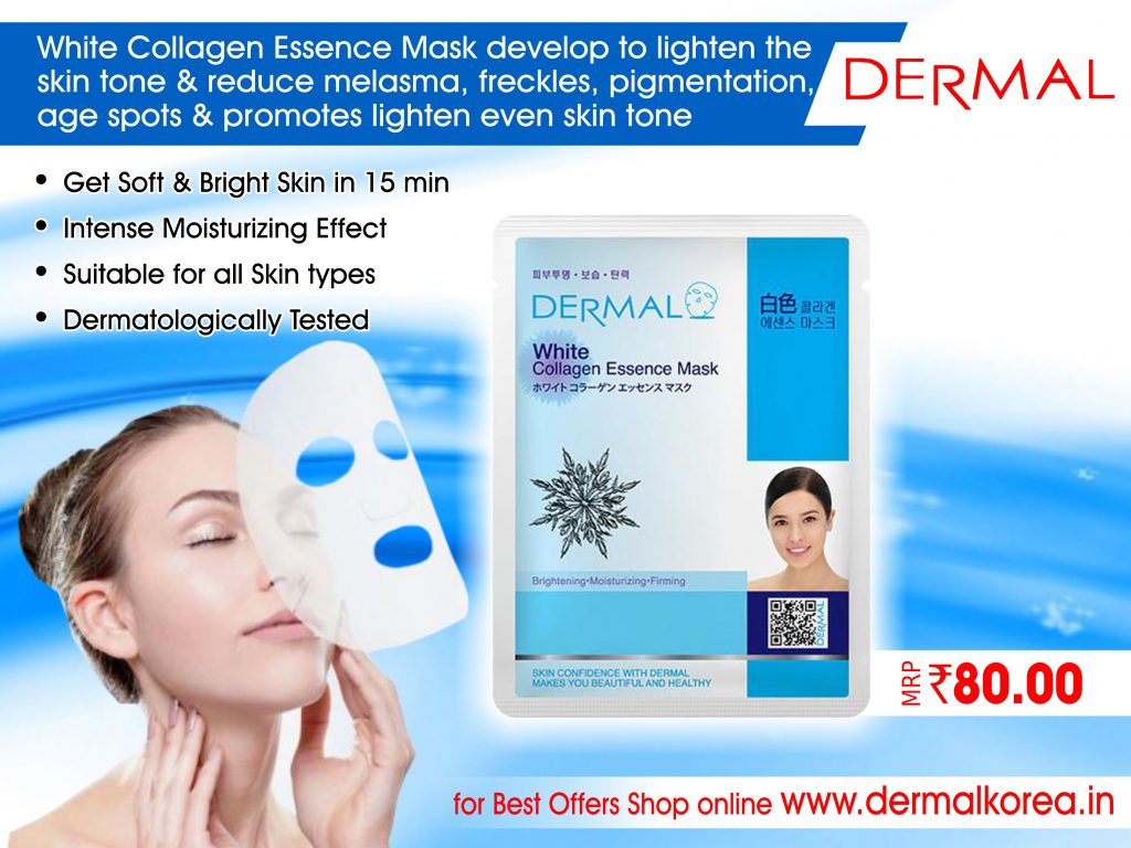 Mask develop to lighten the skin tone and reduce melasma, freckles ...